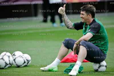 Gdynia. Stadion Miejski. Otwarty dla publicznosci trening...