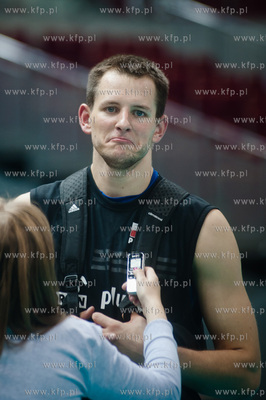 Gdansk. Ergo Arena. Trening reprezentacji Polski w...