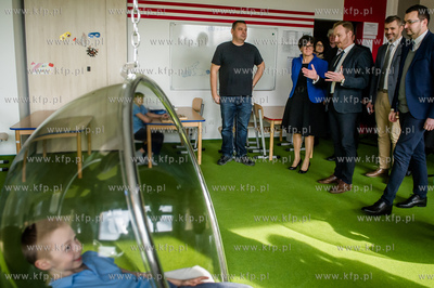 Gdansk. Wizyta Minister Edukacji Narodowej Joanny Kluzik-Rostkowskiej...