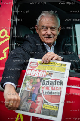 Gdynia. Skwer Kosciuszki. Lato z SLD. Leszek Miller...