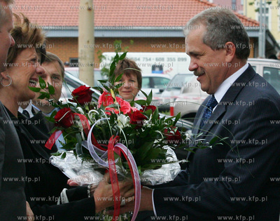 Do Szczecina przyjechala komisarz UE Neelie Kroes by...
