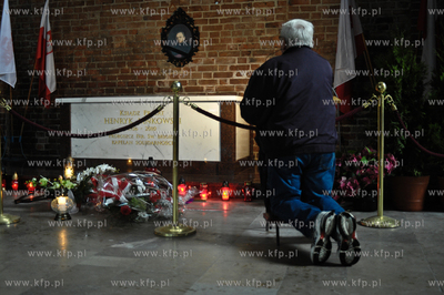 W bocznej nawie kosciola sw. Brygidy postawiony zostal...