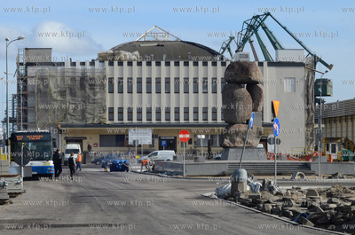 Remont Dworca Morskiego w Gdyni. 19.10.2013 fot. Andrzej...