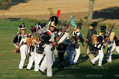Rekonstrukcja bitwy z okresu kampanii napoleonskiej...