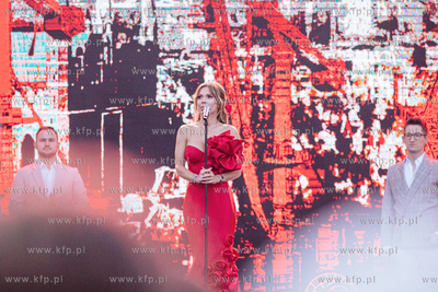 Gdańsk. Plac Zebrań Ludowych. Koncert gwiazd polskiej...