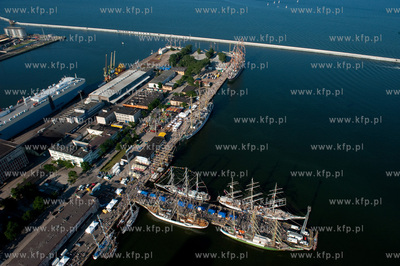 Tall Ships' Races 2009 w Gdyni z lotu ptaka. Zlot Wielkich...