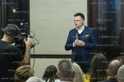 Mobilna Konwencja partii Polska 2050. Spotkanie Szymona...