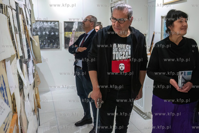 Wernisaż wystawy rysunku i malarstwa  prof. Tomasza...