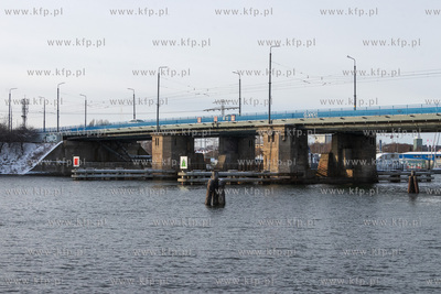 Most Siennicki w Gdańsku. 4.01.2025 fot. Daniel Słoboda...