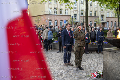 Uroczystości pod pomnikiem Martyrologii Polskich Mieszkańców...