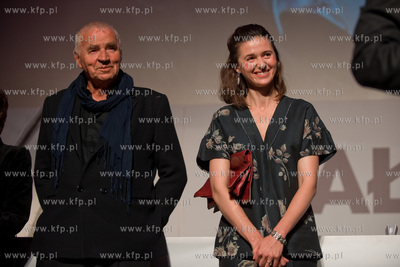 Pierwszy oficjalny polski pokaz filmu Andrzeja Wajdy...