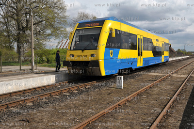 Szynobus Pesa nalezacy do PKP Przewozy Regionalne na...
