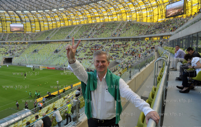 Mecz inauguracyjny na PGE Arena w Gdansku pomiedzy...