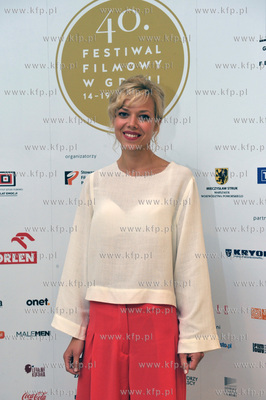 Festiwal Filmow w Gdyni. Aktorka Marianna Zydek.  19.09.2015...
