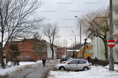 Gdańsk Wrzeszcz, ul. Partyzantów. 20.02.2010 Fot....