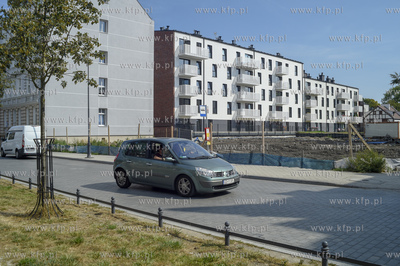 Gdańsk, Dolne Miasto. Okolice skrzyżowania ul. Łąkowej,...
