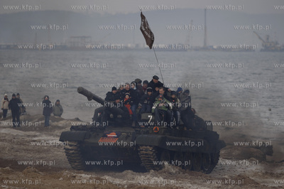 Sopot. Wielka Orkiestra Swiatecznej Pomocy. Przejazdzka...