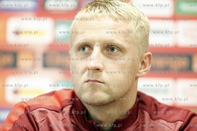 Gdansk. PGE Arena. Konferencja prasowa reprezentacji...