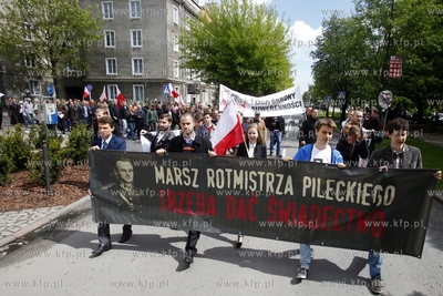 Gdansk. Marsz Pamieci Rotmistrza witolda Pileckiego.
11.05.2014
fot....