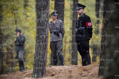 Lasy piaśnickie koło WejherowaPlan zdjęciowy filmu...