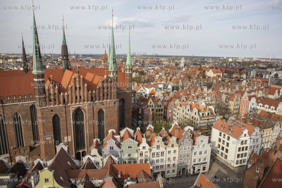 Gdańsk widziany z Ratusza Głównego Miasta.
24.04.2020
fot....