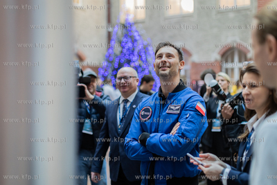 Wizyta astronauty Sławosza Uznańskiego-Wiśniewskiego...