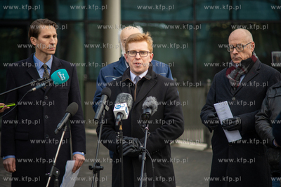 Konferencja prasowa posła Kacpra Płażyńskiego w...