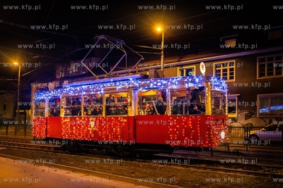 Świąteczny tramwaj, Gdańsk - Strzyża, przystanek...