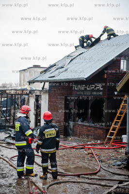 Gdansk. Trakt Sw. Wojciecha. Wybuch butli z gazem oraz...