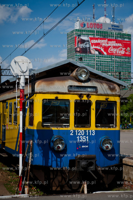 Gdansk. Dworzec Glowny PKP. Pociag elektryczny Szybkiej...