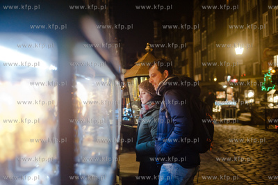 Gdansk. Swieta na Mariackiej, Mariacka na swieta, projekt...