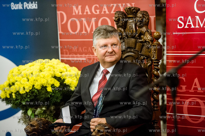 Gdansk. Ratusz Glownomiejski. Uroczystosc wreczenia...