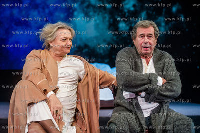 Gdansk. Teatr Szekspirowski. Proba medialna spektaklu...