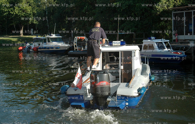Posterunek policji wodnej zlokalizowany przy Twierdzy...