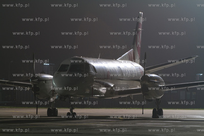 Port Lotniczy Gdansk im. Lecha Walesy. Nz. Saab 340...
