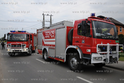 W Domu Opieki w Rumi doszlo do pozaru w pomieszczeniu...