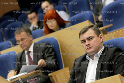 W  sali im. Lecha Badkowskiego Urzedzie Marszalkowskim...