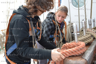 Dzien na Darze Mlodziezy ze studentami Akademii Morskiej...