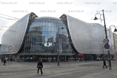 Katowice. Centrum miasta. Na zdjeciu  galeria Katowicka....