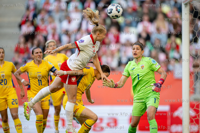 Liga Narodów Kobiet: Polska - Rumunia n/z Paulina...