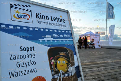 Molo w Sopocie. Lotto Kino Letnie Sopot - Zakopane...