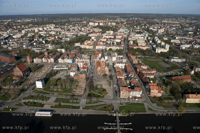 Elblag z lotu ptaka. 19.04.2009 fot. Kacper Kowalski...