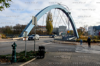 Wiadukt kolejowy na ulicy Wojska Polskiego w Tczewie....