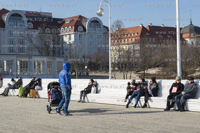 Sopot. Molo.18.02.2019 fot. Anna Bobrowska / KFP