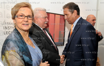 70 urodziny Lecha Walesy w oliwskim Palacu Opatow w...
