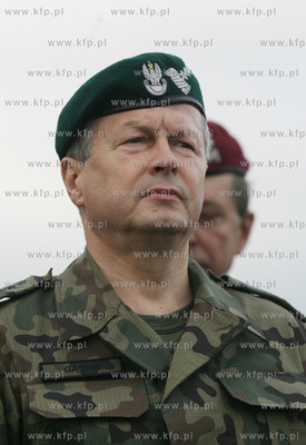 Gdansk. Lotnisko im. Lecha Walesy.
Uroczystosc pozegnania...