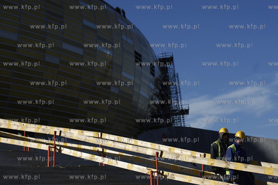 Gdansk. Budowa stadionu pilkarskiego PGE Arena.
16.03.2011
fot....