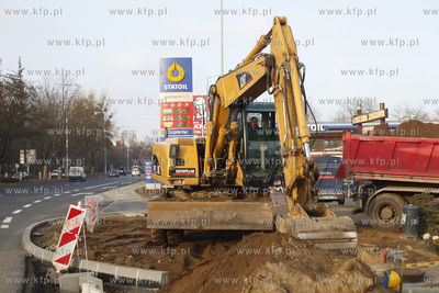 Sopot/Gdansk. Budowa Drogi Zielonej laczacej Al Niepodleglosci/Grunwaldzka...