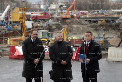Uroczyste otwarcie polaczenia drog krajowych: Trasa...