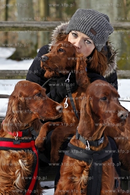 Sopot. Borodziej. Zawody dogtrekkingu - inauguracja...